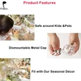 thumbnail image 1 of Juego de adornos de esferas de Navidad, esplendor de Navidad ,colgantes decorativos inastillables para decoración de árbol de NavidadRojo, verde y blanco50PCS, 1 of 4