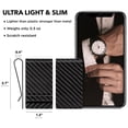 thumbnail image 4 of Serman Brands Carbon Fiber Money Clip | Sleek and Stylish | Front Pocket Slim Clip | Convenient Quick Access for Men | Black Glossy, 4 of 6
