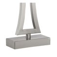 thumbnail image 5 of 360 Lighting Roxie 31" Tall Large Modern End Table Lamps Set of 2 WiFi Smart Socket Sculptural Brushed Nickel Finish Metal Living Room, 5 of 8