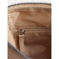 thumbnail image 4 of No Boundaries Women’s Medium Nylon Tote with Crossbody Scrunch Strap, Tan, 4 of 6