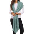 thumbnail image 3 of Foulard d'Hiver Texturé Extra Doux Solide pour Femme Grecia, 3 of 6