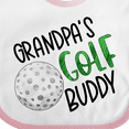 thumbnail image 4 of Inktastic Grandpa's Golf Buddy with Golf Ball Boys or Girls Baby Bib, 4 of 4