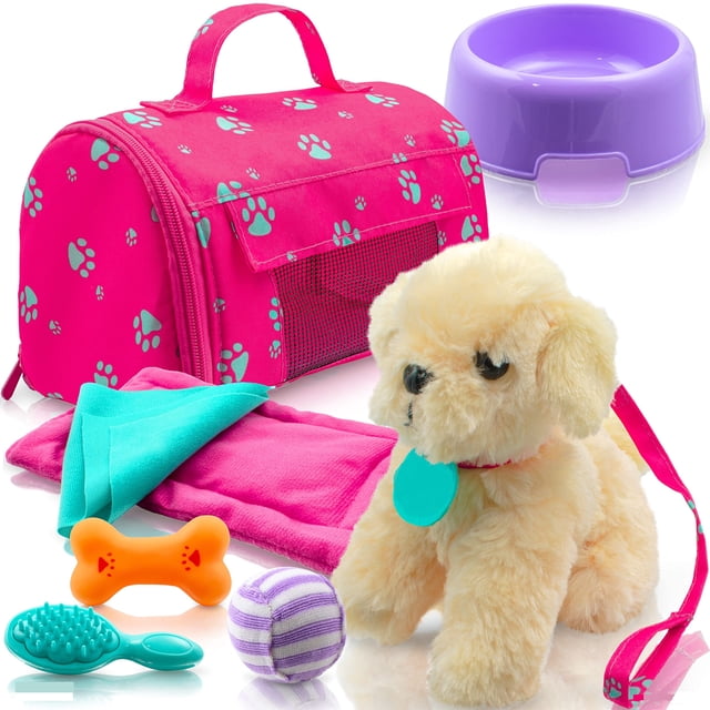 Set de muñecos de peluche Play22 para niños con 9 accesorios de 18 pulgadas