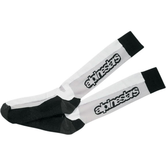 White/Black Sz S/M Alpinestars Summer Touring Socks