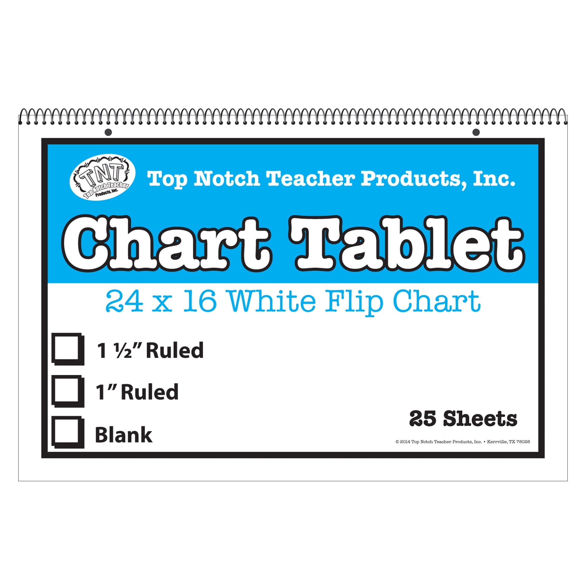 Top Notch Teacher Products Chart Tablet