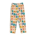 thumbnail image 4 of Daiia Small Animals with Knit Hat Pattern Women's Sleep Pant with Pockets and Drawstring,Pajama Pants-XX-Large, 4 of 9