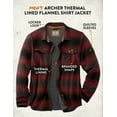 thumbnail image 2 of Legendary Whitetails Men's Archer Thermal Lined Flannel Shirt Jacket, 2 of 4