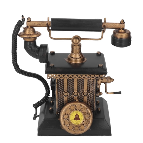 Retro Landline Telephone Model Multifunctional Retro Desk Telephone Decor For Living Room