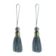 thumbnail image 4 of 2 Unids Poliéster Seda TASSEL Cortina Cortinas Decoración Bolsa Cadena Clave Borla Colgante Verde Soledad Colgante de la borla, 4 of 7