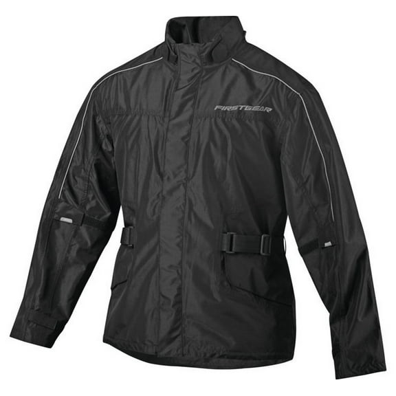 FirstGear Rainman Mens Rain Jacket Black LG