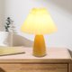 thumbnail image 5 of GOOHOCHY Lámpara de noche, lámpara de mesa, lámpara de sala de estar, lámpara de dormitorio, lámpara de base de madera, lámpara estética, 5 of 8