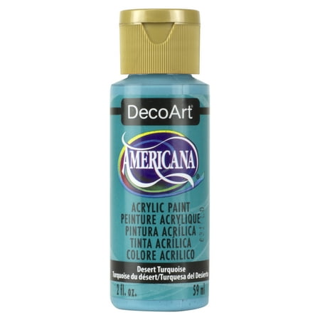UPC: 0016455144305 | DecoArt Americana Acrylic Paint 2 oz. Desert Turquoise