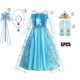 thumbnail image 1 of Disfraz con temática de Frozen para niña, vestido de Elsa y Anna, disfraz de fantasía para Halloween, fiesta de cumpleaños, Cosplay, ropa para niños, 1 of 1