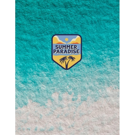 Notebook summer paradise: Summer time, Travel time / Happy Notebook / Journal Gift: 120 Pages - 8.5 x 11 inches, (Paperback)