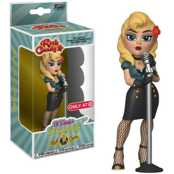Funko DC Rock Candy Black Canary Vinyl Figure (Bombshells Box)