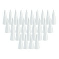 thumbnail image 3 of braveheart Foam Cones Crafts Small DIY Arts Triangle Suitable For All Ages Indulging In Creativity Together Thanksgiving Colored White 150MM, 3 of 6