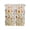 Beige Yellow, variant on Spring Floral Tier Curtains 45 Inches Long, Vintage Pastoral Rustic Botanical Flowers Window Treatment Curtain Drapes, Small Curtain Drapes for Bathroom Laundry Room, 27.5"x45", 2 Panels