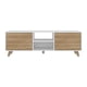 thumbnail image 2 of Mueble de TV hasta 65 Pulgadas RTA con Repisa y 2 Cajones Blanco, 2 of 3