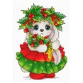 thumbnail image 2 of 11CT punto de cruz parcial conejo estampado DIY Animal impreso pared arte hogar manualidades Likrtyny  decoración de arte, 2 of 8