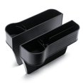 thumbnail image 1 of Relleno de huecos para asiento de coche, 2 paquetes, relleno de huecos para asiento delantero de fibra de carbono, con orificio de carga USB, 1 of 5