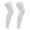 White, variant on Compression Leg Sleeves for Men Women, Calf Tibia Support Socks Breathable Moisture Wicking, for Basketball Running Cycling Weightlifting Sports Recovery Protection