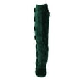 thumbnail image 4 of FSJ Women Classic Side Zipper Knee High Boots Chunky Block Heels Fold Over Button Pointy Closed Toe Comfort Casual Wear Shoes Size 8 Green, 4 of 4