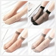thumbnail image 3 of 10pairs Summer Socks Ultrathin Women Nylon Ladies Spring Silk S, 3 of 8