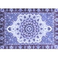 thumbnail image 1 of Ahgly Company Indoor Rectangle Abstract Blue Modern Area Rugs, 5' x 7', 1 of 4