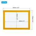 thumbnail image 2 of 6x8 Magnetic Picture Frame, 8pcs A5 Magnetic Frame Magnetic Photo Frames Self-Adhesive  for Refrigerator, Yellow, 2 of 6