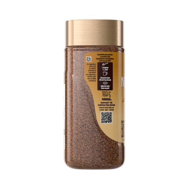 NESCAFE GOLD Smooth Premium Instant Coffee, Dual Roast Blend Of