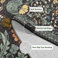 thumbnail image 3 of Bleum Cade 2'x3' Dark Boho Floral Washable Small Rug, Vintage Non Slip Stain Resistant Low Pile Welcome Mat, Indoor Entryway Doormat for Hallway, Kitchen, Bathroom, Bedroom, 3 of 10