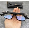 thumbnail image 3 of Montura de gafas retro de placa gruesa, montura negra, gafas planas para miopía para hombres y mujeres 8003, 3 of 5