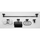 thumbnail image 2 of Set De 6 Accesorios ESATTO Negros para Baño AC-046, 2 of 2