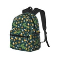 thumbnail image 2 of Lsque Crocodile And Oranges Classic Casual Backpack - Large Capacity Water-Resistant Backpack for School, Work, Travel, and Outdoor Activities, 2 of 8