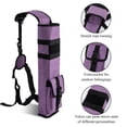 thumbnail image 3 of YXMEIGUO Archery Arrow Quiver Holder, Adjustable Arrow Backpack Bag Holder Side Hip Arrows Bag for Compound Recurve Bow Practice Target Hunting, Purple, 3 of 6