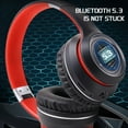 thumbnail image 2 of Vggrvlo 2025 Newest Gaming Headphones Wireless Bluetooth Over the Ear Headphones with Microphone Noise Canceling Lightweight Headphones Hands-Free Calls for Smartphone Tablet Computer MP3/4, 2 of 6