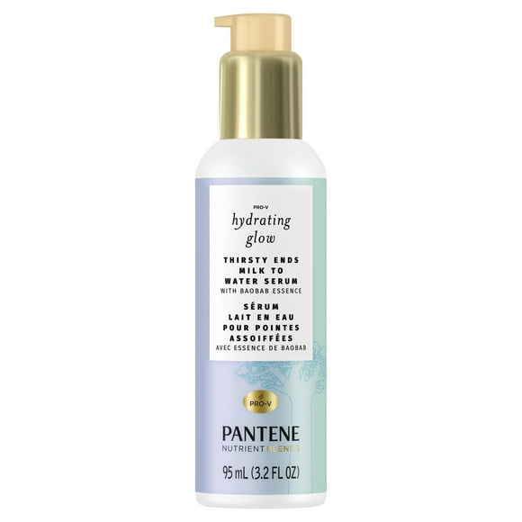Pantene Baobab Nutrient Blends Hydrating Glow Thirsty Ends Milk to Water Hair Serum