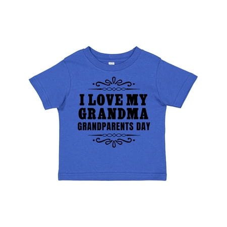 

Inktastic Grandparents Day I Love My Grandma Gift Toddler Boy or Toddler Girl T-Shirt