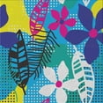 thumbnail image 1 of Ahgly Company Machine Washable Indoor Square Transitional Deep Periwinkle Purple Area Rugs, 5' Square, 1 of 7