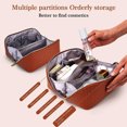thumbnail image 5 of Bolso cosmético del viaje de la capacidad grande - bolso del maquillaje, bolso portátil del maquillaje del viaje de las mujeres de la prenda impermeable de la PU, 5 of 5
