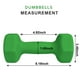 thumbnail image 2 of Balelinko Equipo De Gimnasio En Casa Entrenamientos Entrenamiento De Fuerza Pérdida De Peso Pilates Pesas Conjuntos De Yoga Pesas Para Mujeres, Hombres, Personas Mayores Y Jóvenes, 7 Libras, Par Verde, 2 of 5