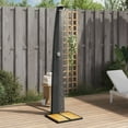 thumbnail image 2 of vidaXL Outdoor Shower Swimming Pool Furniture Poly Rattan and Acacia Wood, 2 of 16
