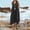 *Black, variant on ClodeEU Womens Plus Size Maxi Dress Sundress ,Sleeveless V Neck Pockets Beach Swimsuit Coverup Loose Black,Womens Plus XXXL