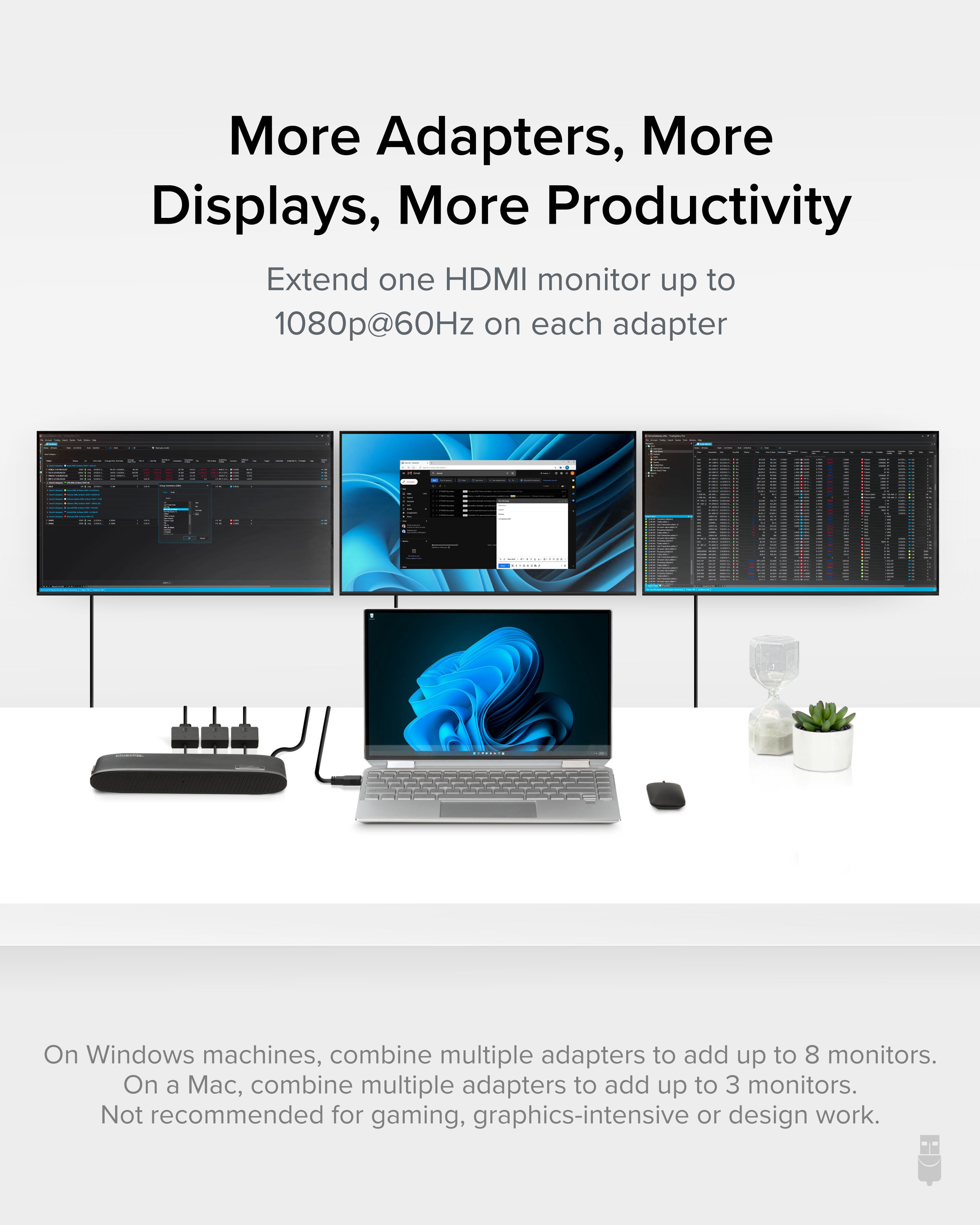 Plugable USB C to HDMI Adapter, Universal Video Graphics Adapter for USB 3.0 and USB-C Macs and Windows