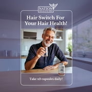 Hair Switch - Supplements for Hair and Scalp - Biotin, Zinc, Selenium, and More - Hair Activation Formula for Men and Women