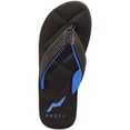 thumbnail image 7 of Norty Men's Soft EVA Flip Flop Thong Sandal Shoe 41499-10D(M)US (Black/Royal), 7 of 7