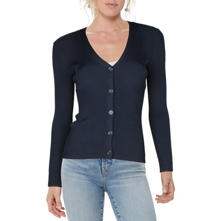 Lauren Ralph Lauren Womens V Neck Long Sleeve Cardigan Sweater