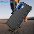 thumbnail image 3 of For Samsung Galaxy A36 5G Case with Built-in Screen Protector and Holster Belt Clip, Military Grade Protection Shockproof Heavy Duty Rugged Kickstand Phone Cover for Galaxy A36 5G Case - Blue, 3 of 10