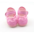 thumbnail image 3 of Newborn Baby Girl Soft Sole Lace Shoes Anti-slip Cotton Prewalker Walking Shoes 3-12M, 3 of 6
