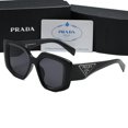 thumbnail image 1 of Gafas De Sol vintage De Lujo Prad Marca Diseñador Moda cool polygonal Hombres Y Mujeres Con Marco Pequeño Viaje, 1 of 3